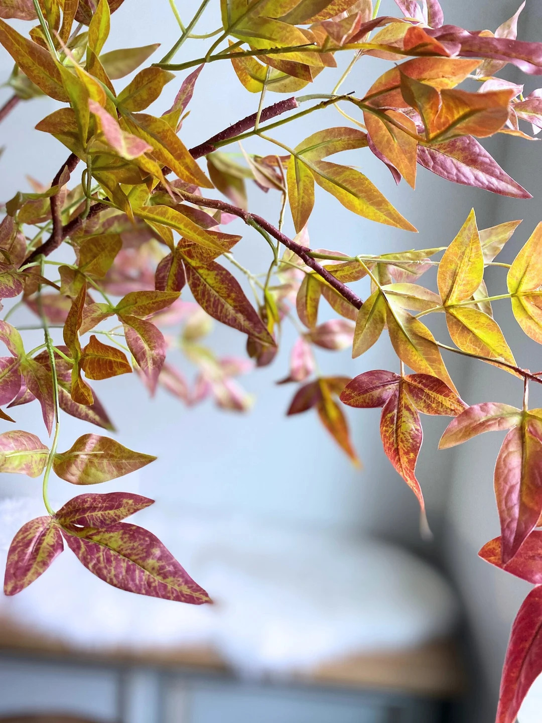 Real Touch Nandina Leaf Branch - High Quality Artificial Flowers / Greenery / Plant / Wedding / H... | Etsy (US)