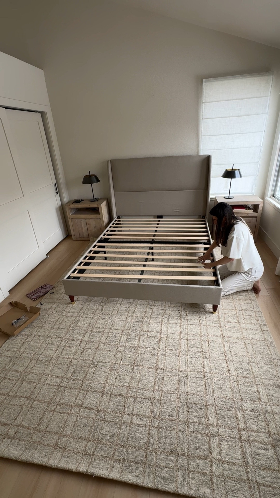 my new upholstered platform bed 🥹 i got it in “brown”, size queen. 

wayfair is currently having their presidents’ day clearance until feb. 18 so linking exactly what i bought! def worth checking out their entire selection - it’s huge. 

#wayfair #platformbed #upholsteredbed #ltkhome #homedecor #bedroom #bedroomfurniture #neutralbedroom #wayfairclearance 

#LTKHome #LTKMostLoved #LTKWatchNow