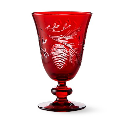 Pinecone Cut Goblets | Williams-Sonoma