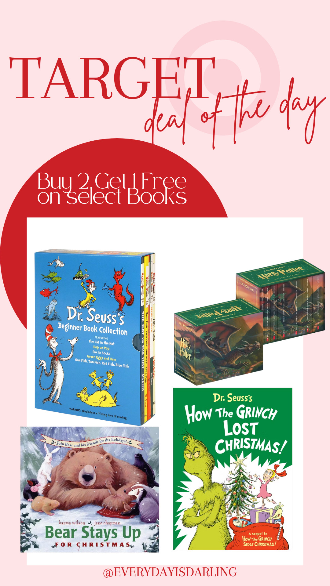Buy 2 get 1 free on select books at Target! 

 #LTKGiftGuide #LTKHoliday #LTKSaleAlert