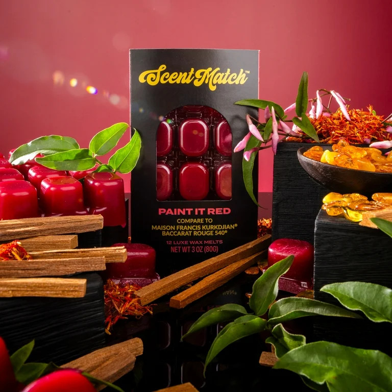 IllumiScents ScentMatch 3 oz Wax Melts, Paint It Red, Compare to Baccarat Rouge 540 | Walmart (US)