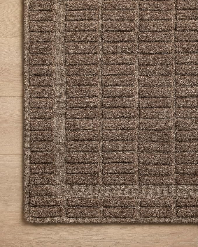 Loloi Chris Loves Julia Bradley Collection BRL-06 Cocoa/Cocoa 2'-6" x 9'-9" Runner Rug | Amazon (US)