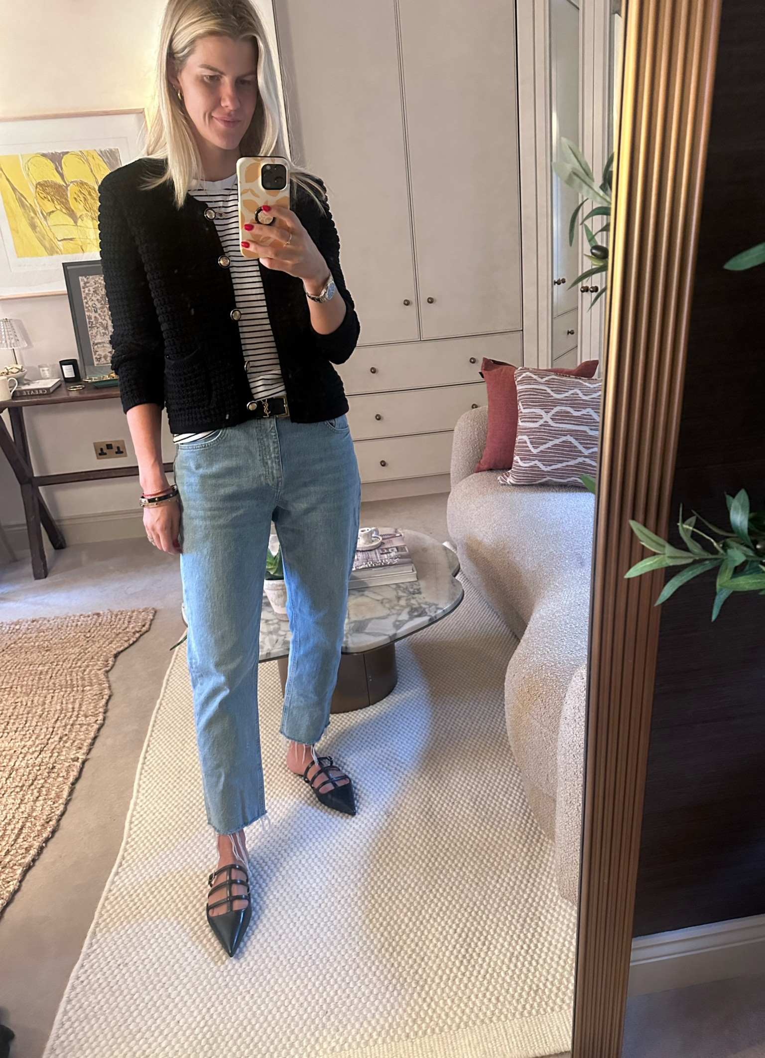 Work day comfort with a black textured cardigan 

#LTKireland #LTKautumn #LTKworkwear