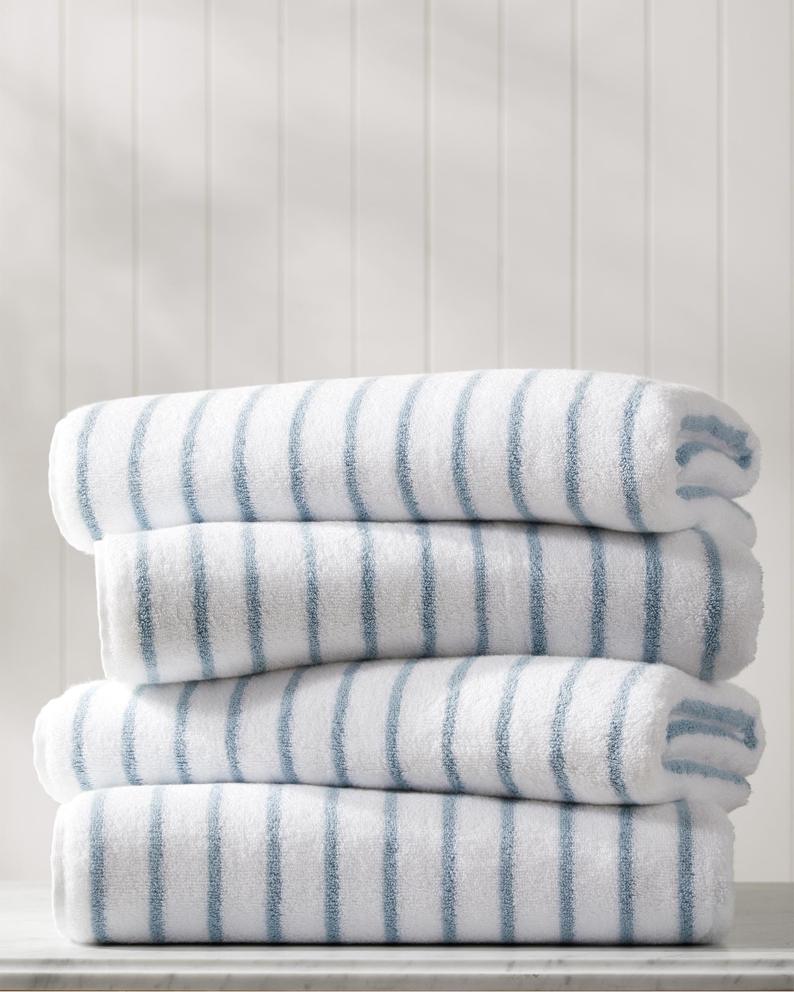 Sonoma Stripe Turkish Cotton Bath Collection | Serena and Lily