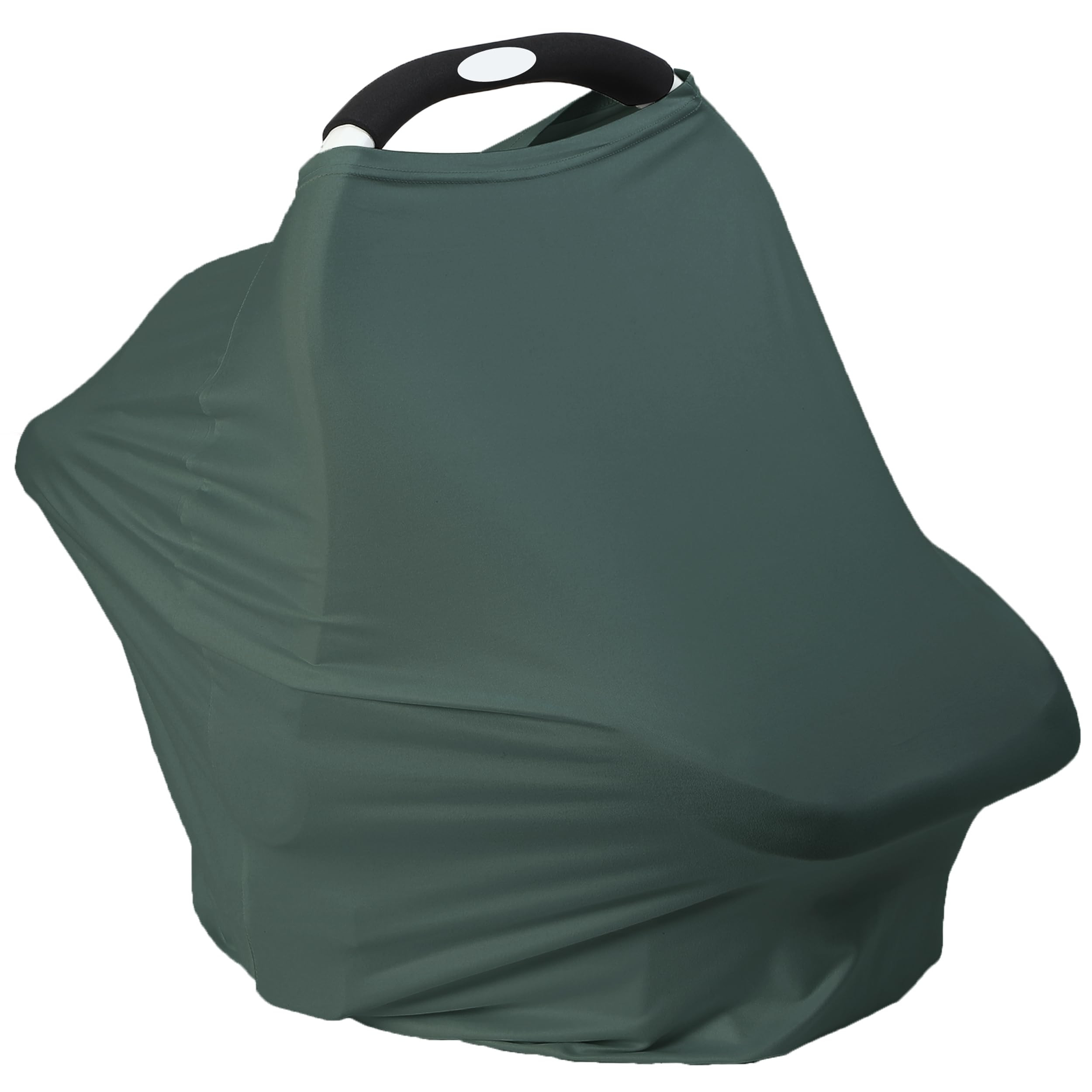 Breathable Car Seat Cover for Babies – Multi-Purpose Soft Rayon Nursing Cover for Breastfeeding, High Stretchy Infant Carseat Canopy, Stroller Cover (Roman Green) | Amazon (US)