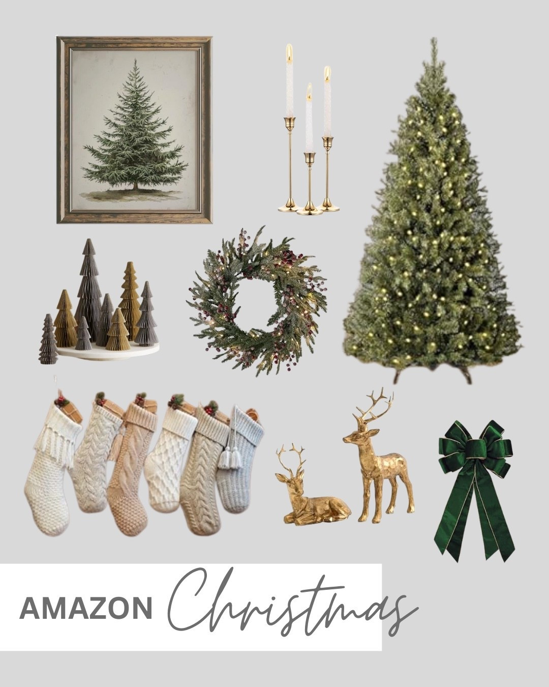 Aesthetic Christmas home decor 🌲 

#LTKHoliday #LTKSeasonal #LTKHome