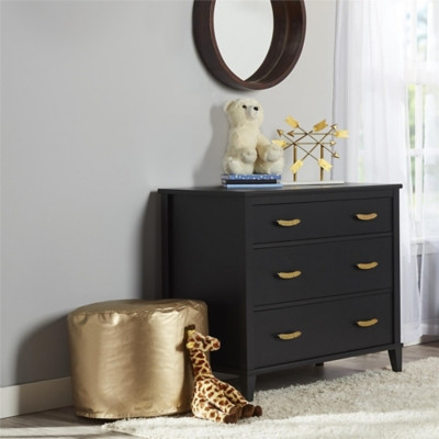 3 Drawer Monarch Hill Hawken Black Dresser, Black | Ashley Homestore