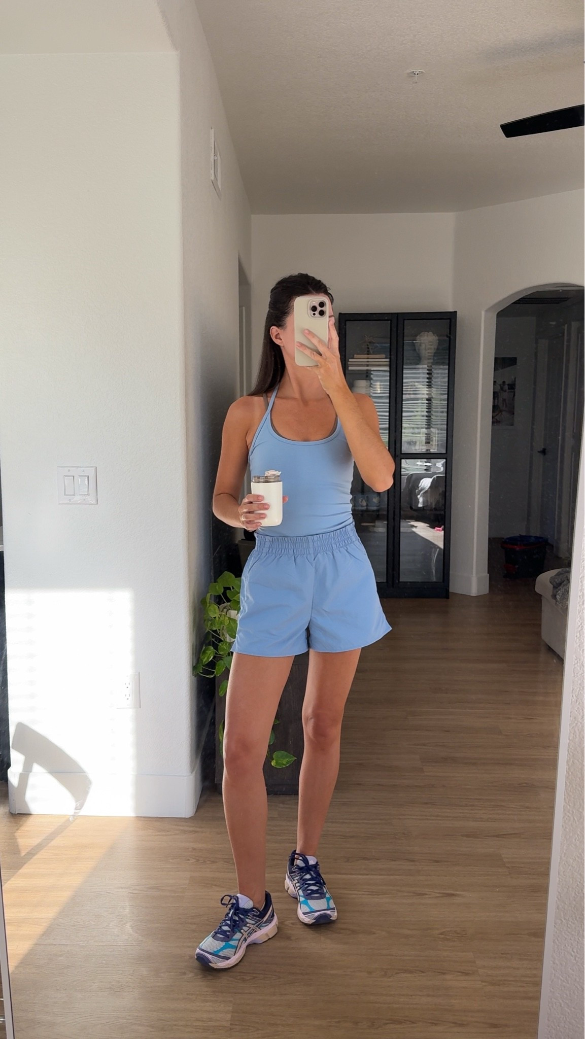 Morning walk outfit! I’m 5’7” wearing a size small in the top and shorts. The shorts fit well but are roomy, so if you want to size down you could!

#LTKootd #LTKActive