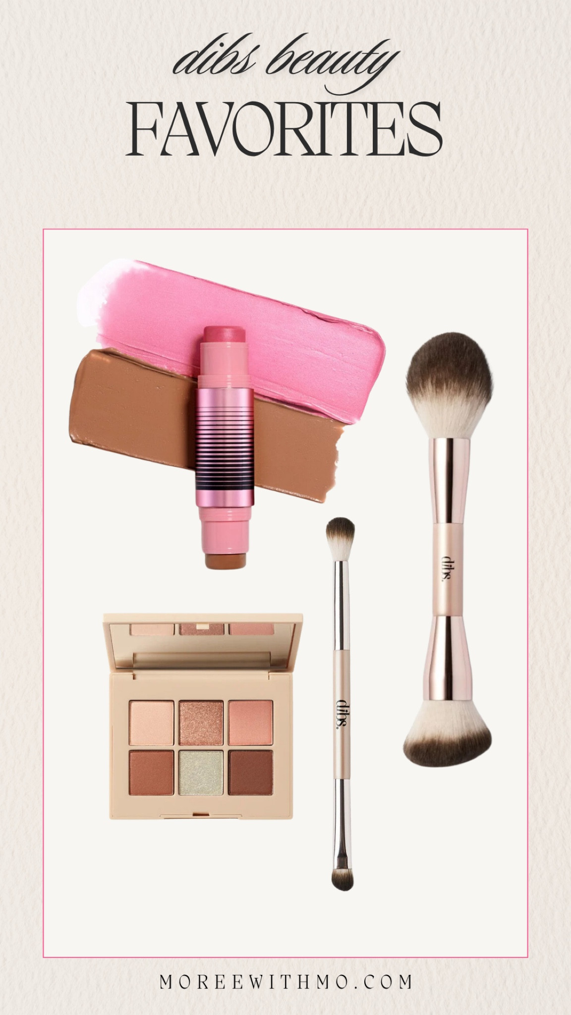 Dibs Beauty favorites! I love this brand so much! The blush and bronzer stick has been my go-to product lately! 

Makeup Routine 
Summer Makeup
Makeup 
Dibs Beauty 
Moreewithmo

#LTKBeauty #LTKFindsUnder100 #LTKOver40