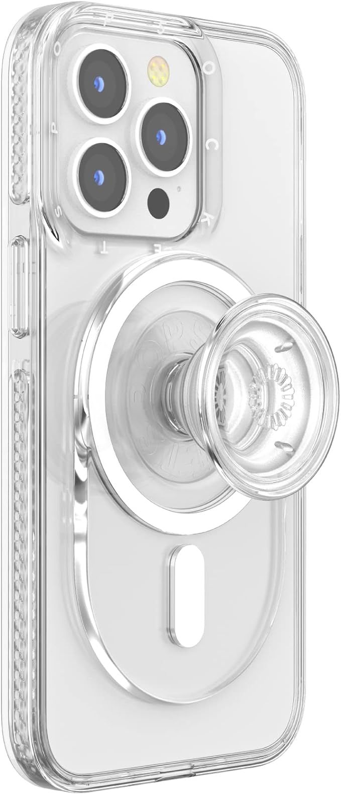 PopSockets: Phone Grip for MagSafe, Phone Holder, Wireless Charging Compatible - Clear | Amazon (US)