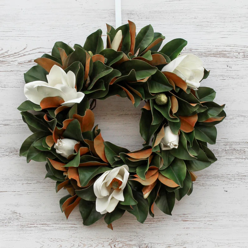 Real Touch 24" Polyvinyl Chloride (PVC) Wreath | Wayfair North America