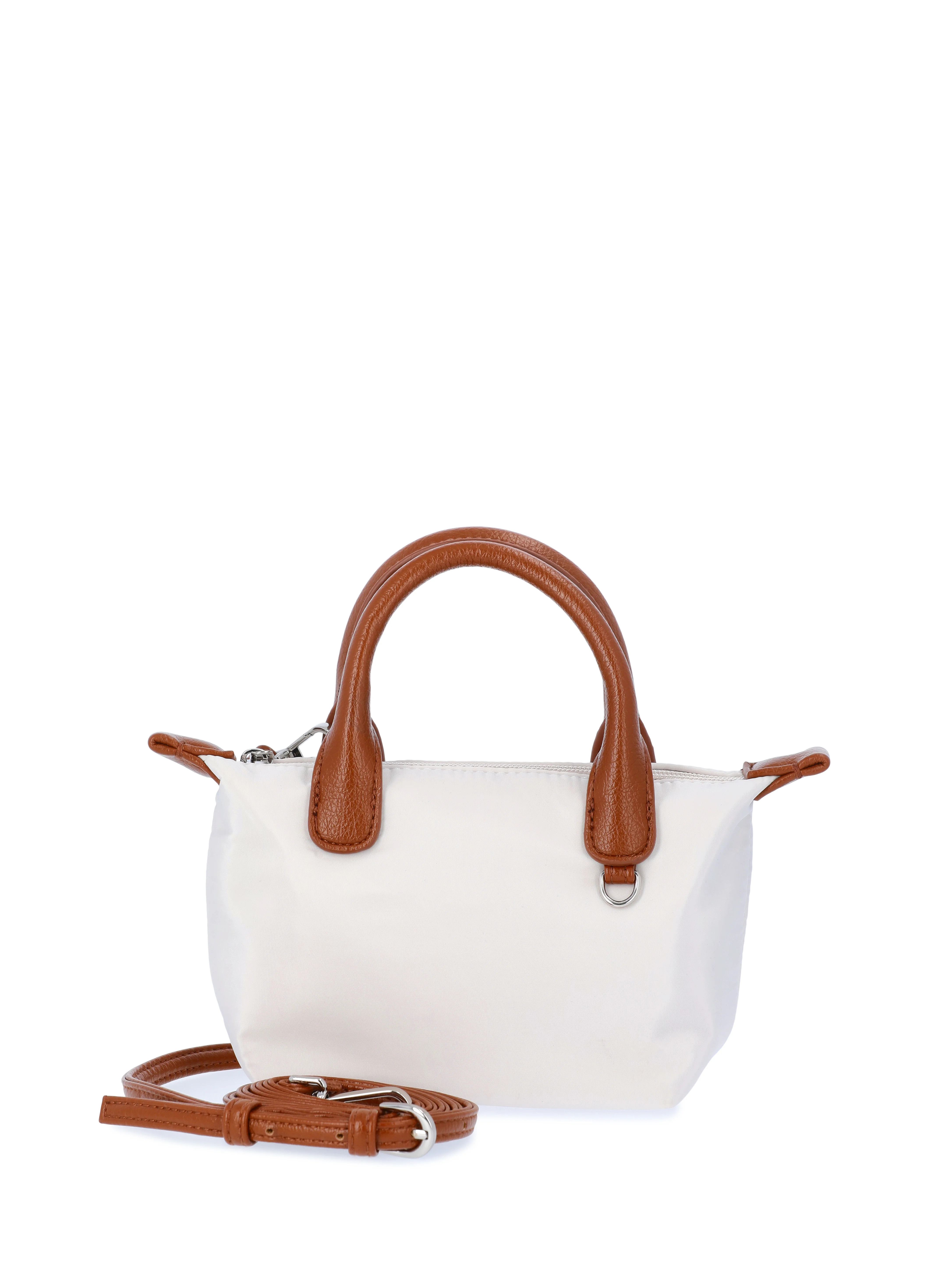 No Boundaries Women's Mini Tote Crossbody Bag, Cream | Walmart (US)
