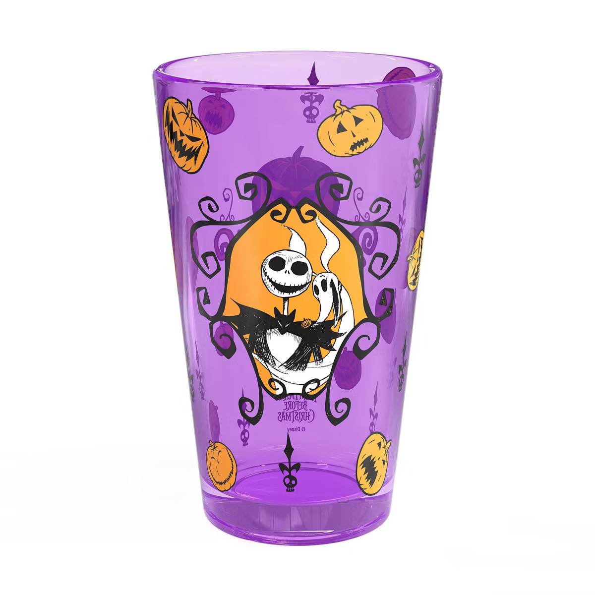 Zak Designs 16 fl oz Halloween Pint Glass Nightmare Before Christmas: BPA Free, Hand Wash, Disney... | Target
