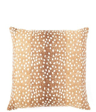 Southern Living Embroidered Animal Print Square Pillow | Dillard's | Dillard's