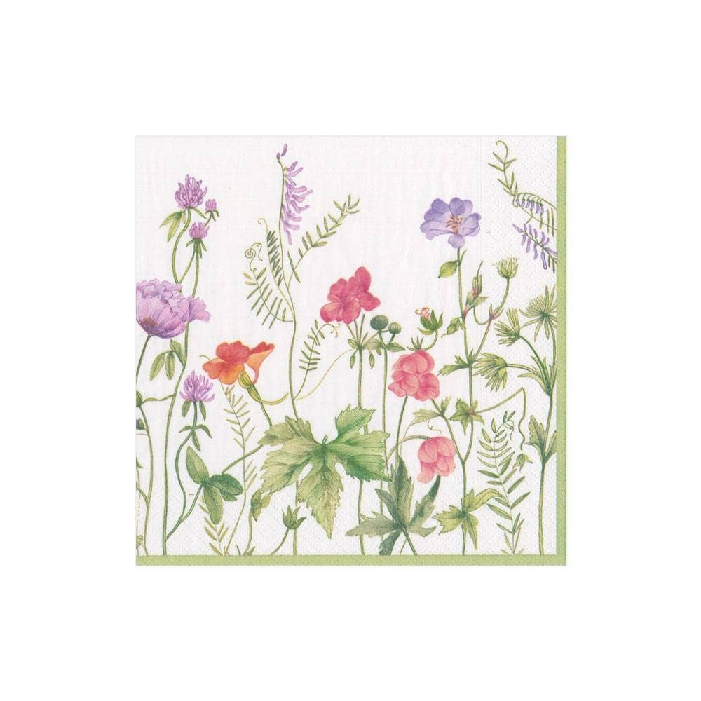 Caspari French Floral Paper Cocktail Napkins - 20 Per Package | Amazon (US)