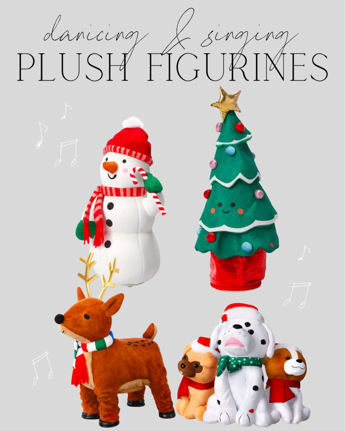 Fritz was playing with the tree this morning on my stories! The boys love these things 

Singing & Dancing Plush Figurines

#LTKHoliday #LTKSeasonal #LTKkids