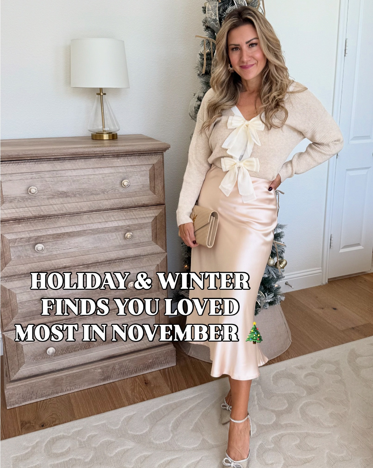 Top selling holiday & winter finds in November! ✨ Holiday outfits, home decor & closet staples I wear all winter long! ❄️

Sizing - 5’4, 137lbs 
Wearing a small in everything, size 27 in the Levi’s and size 6 in the Walmart black flares 🫶🏼

#amazonblackfriday #blackfridaydeals #cyberweek #bestsellerd #amazonholidayoutfits #amazonstyle #amazonfashion #blackfridaysale #amazondeals #amazonholiday #amazonoutfits #amazonfinds #momstyle #giftsforher #christmasgiftsforher #giftideas #holidayoutfits #holidayoutfitideas #christmasoutfit #amazonbeauty #amazonfavorites #favoritethingsparty #winteroutfits #casualholidayoutfits #winterfashion
#walmartstyle #targetstyle 

#LTKHoliday #LTKFindsUnder50 #LTKCyberWeek