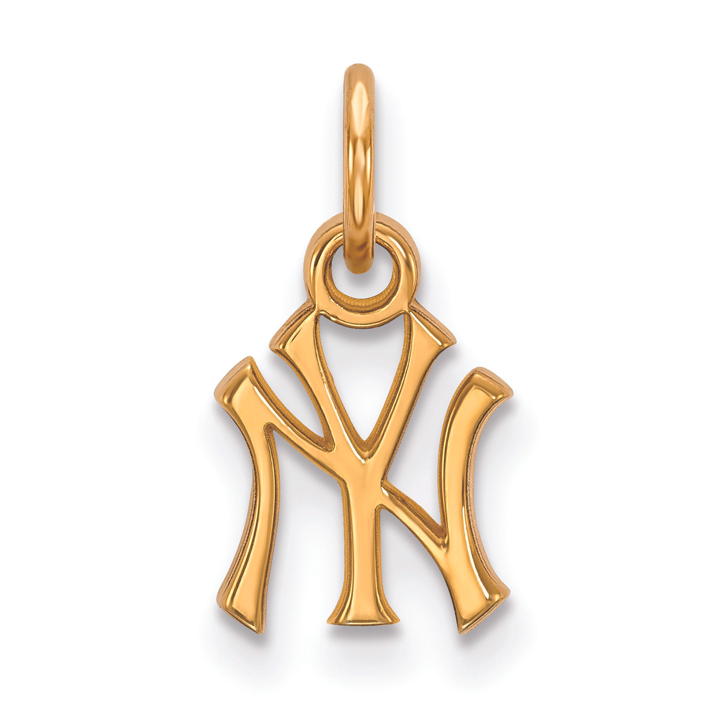 Women's New York Yankees 14k Yellow Gold Extra Small Pendant | Fanatics