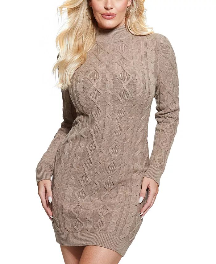 Women's Mock-Neck Bodycon Sweater Dress | Macy's