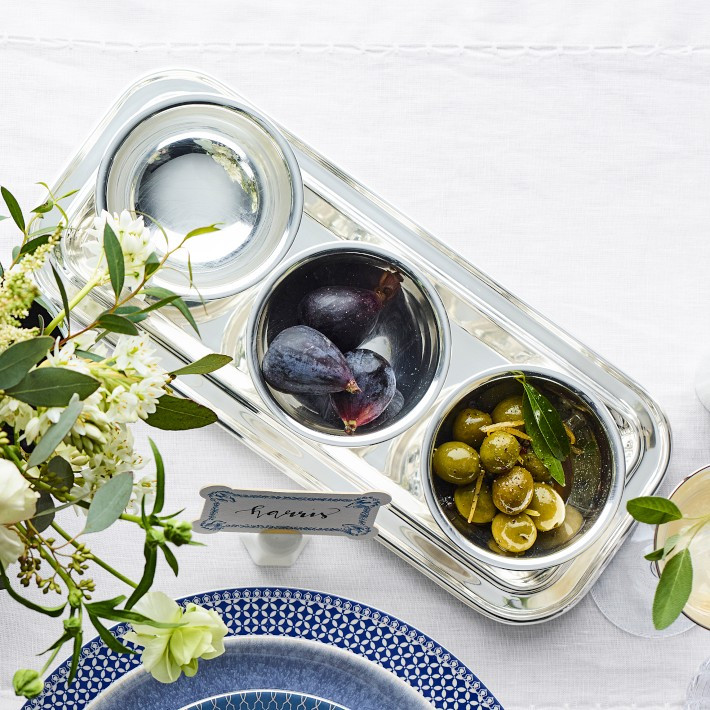 Heirloom Silver Condiment Tray | Williams-Sonoma
