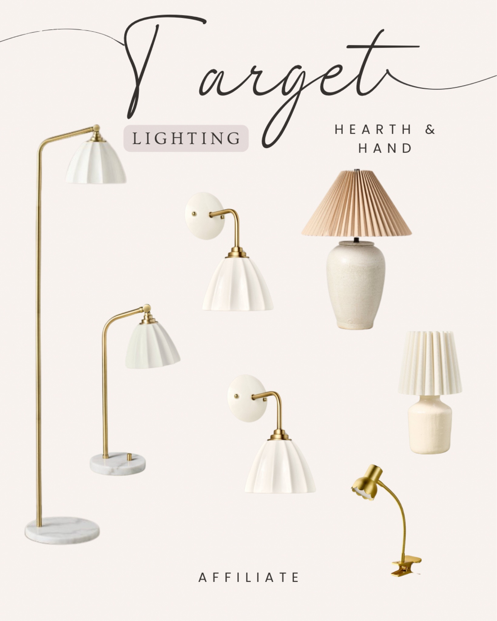 New Hearth & Hand lighting release at Target! Loving the romantic vibes of the scalloped shades. A lot of this is already available on store but everything will be online on 12/22! 

#LTKFindsUnder100 #LTKHome #LTKSeasonal