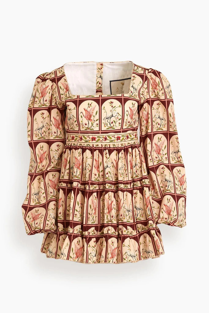 Avena Mini Dress in Heron | Hampden Clothing