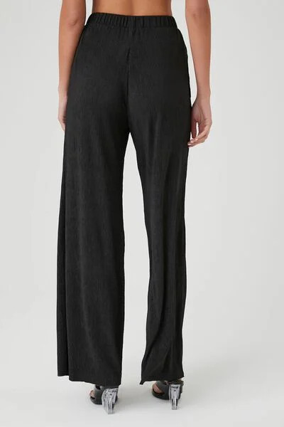 Textured Straight-Leg Pants | Forever 21 (US)