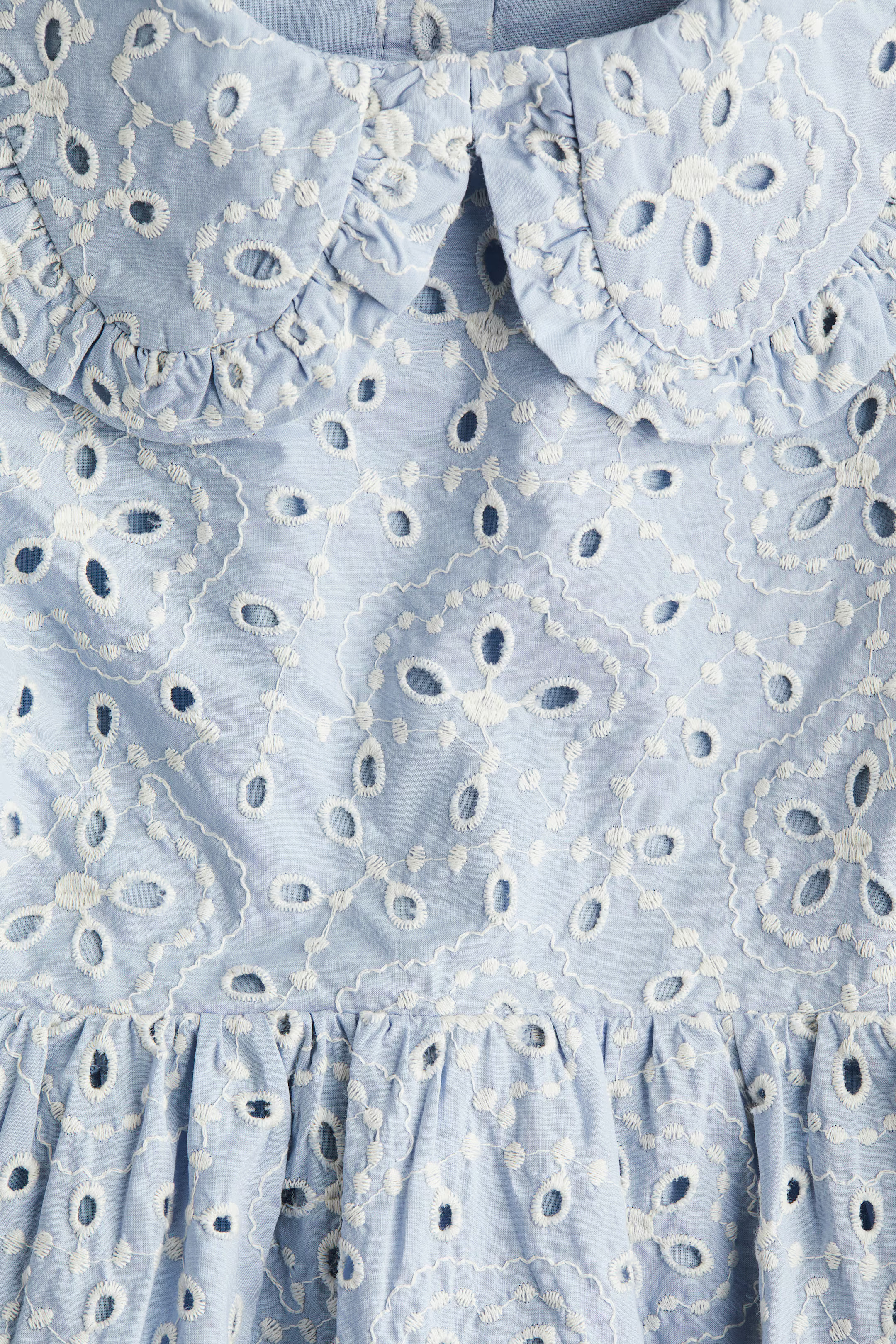 Eyelet-Embroidered Cotton Dress | H&M (US + CA)