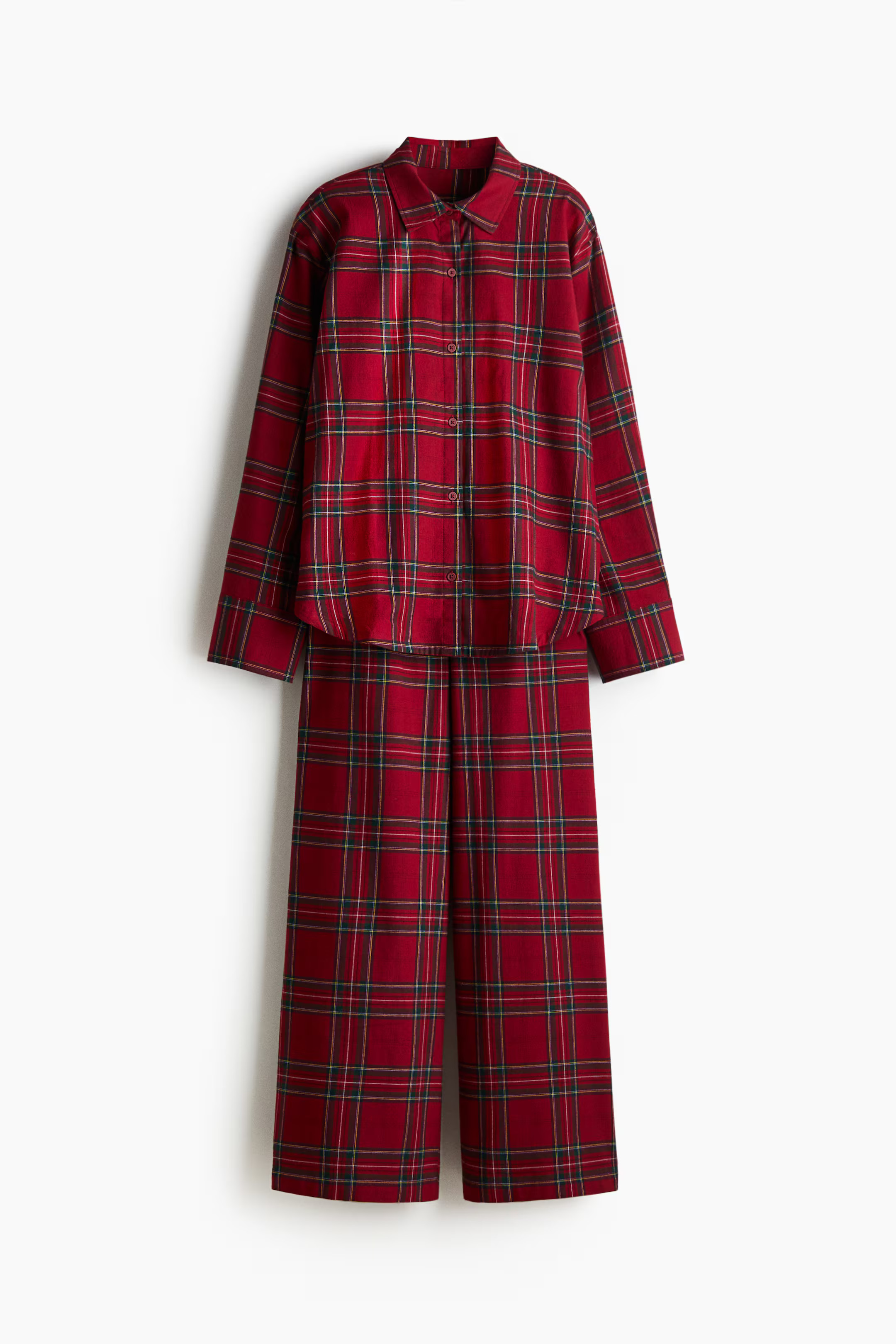 Cotton flannel pyjamas | H&M (UK, MY, IN, SG, PH, TW, HK)