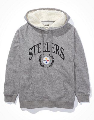 Tailgate Women's Pittsburgh Steelers Sherpa Lined Hoodie | American Eagle Outfitters (US & CA)