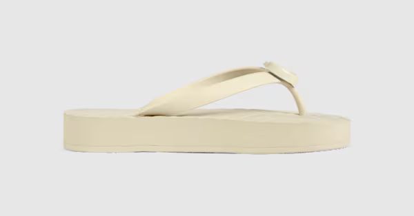 Gucci Women's chevron thong sandal | Gucci (US)