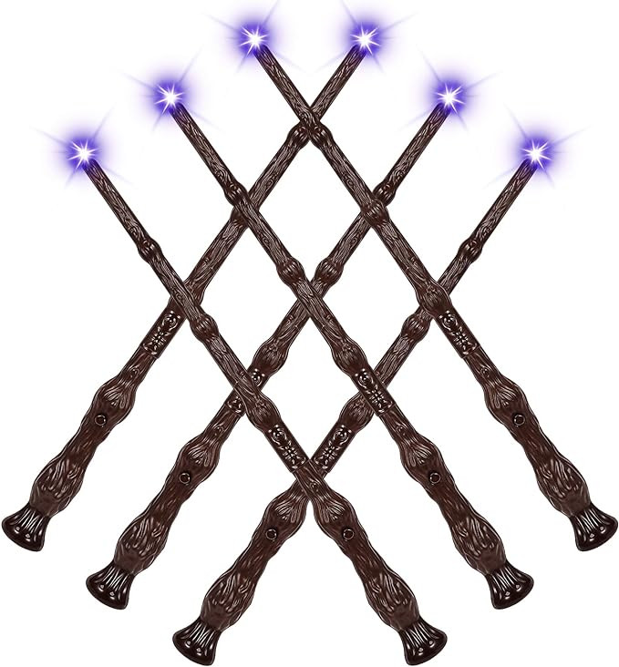 EZVYAO Light Up Magic Wand with Sound Wizard Witch Illuminating Toy Party Costume Accessory Cospl... | Amazon (US)