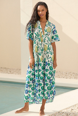 The Kallie Flowy Maxi Dress: Printed Edition | Anthropologie (US)