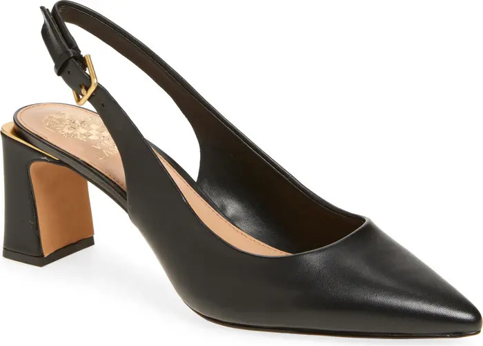 Vince Camuto Hamden Pointed Toe Slingback Pump (Women) | Nordstrom | Nordstrom