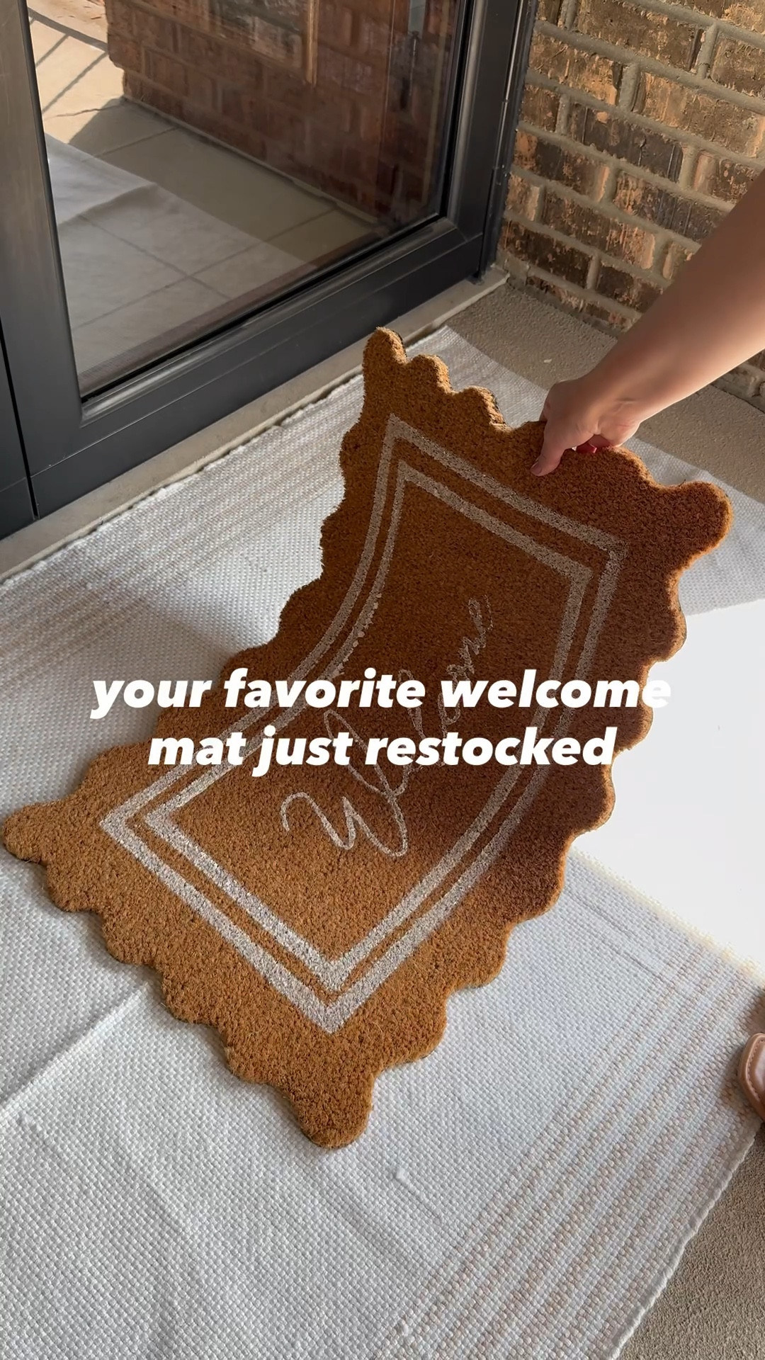 Welcome mat back in stock and only $10! 

#LTKSaleAlert #LTKHome