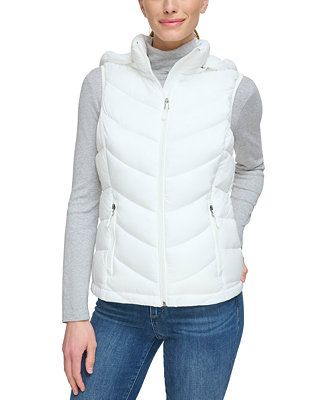 Women's Packable Hooded Puffer Vest, Created for Macy's | Macy's Canada