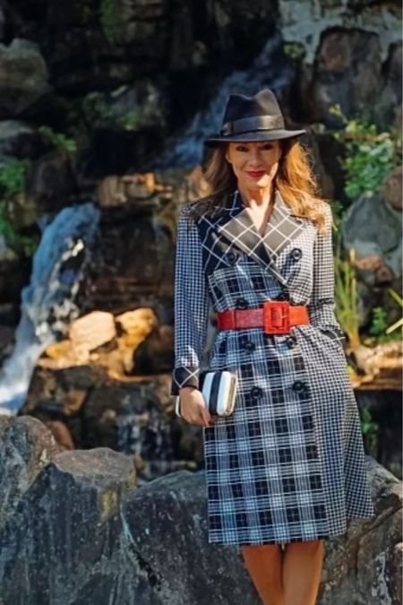Fall Outfit - Fall trenchcoat - plaid trenchcoat - 

#LTKstyletip #LTKSeasonal