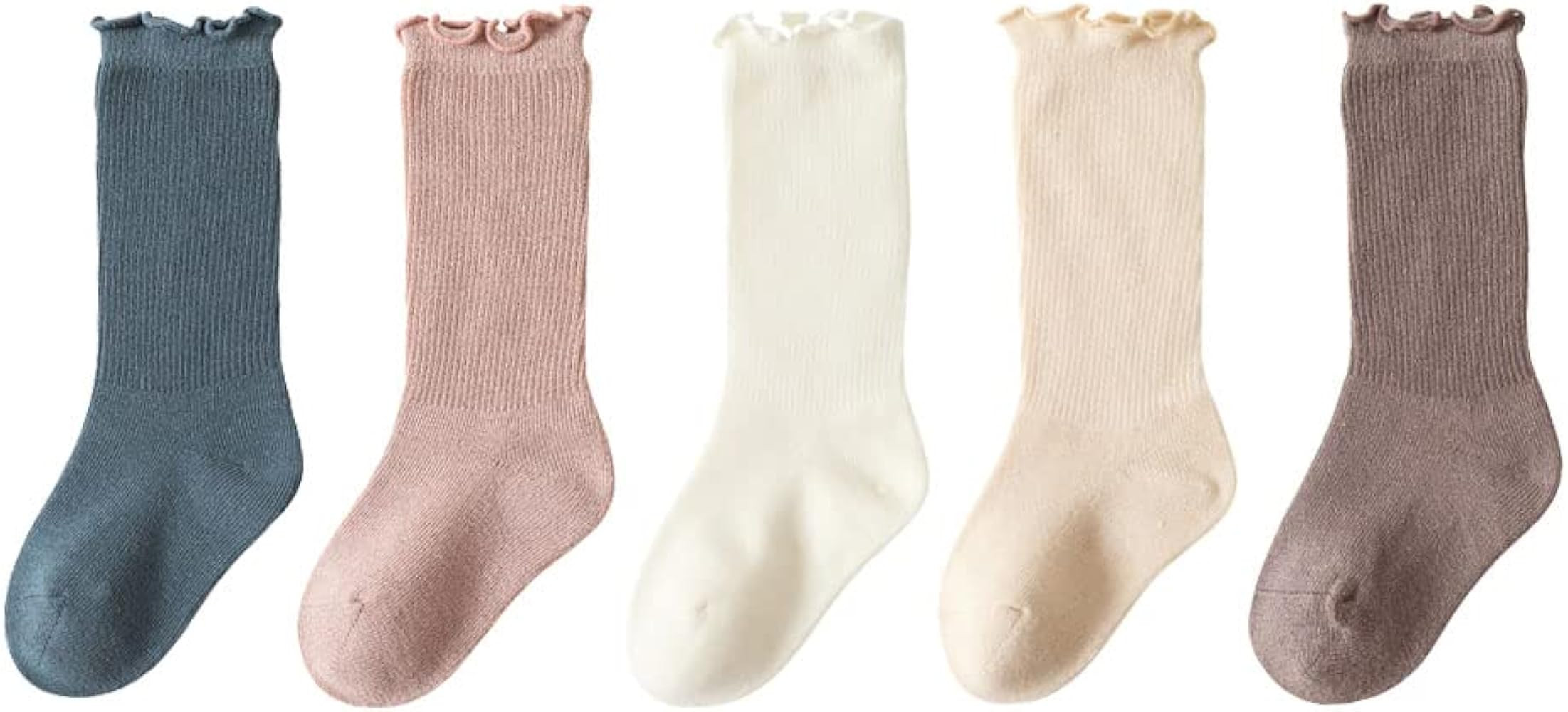 Baby Girls Socks Toddlers Ruffle Socks Girl's Frilly Dress Socks Baby Summer Mesh Socks Solid Cre... | Amazon (US)