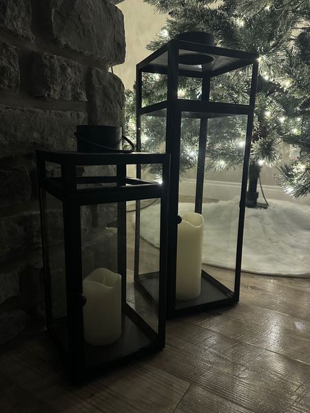 Decorative metal lanterns ✨ and candles 

#LTKSeasonal #LTKhome #LTKHoliday