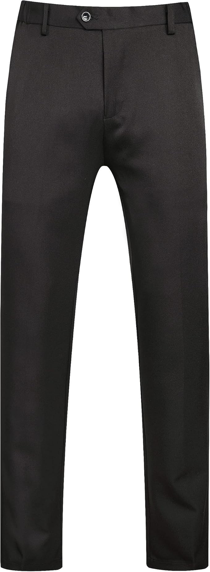 Keevoom Mens Stretch Slim Fit Front Flat Casual Dress Pants | Amazon (US)