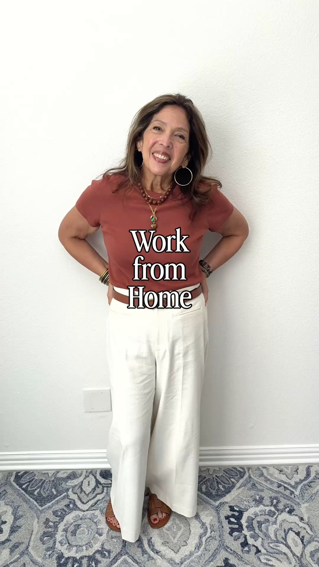 I am working from home this morning and I have errands to run. I want to be comfortable, feel confident, and look pulled together. 
Wearing pants by @Spanx that are on sale. They are comfy and washable. I paired it with a tee and jewels. 
Ready for my day. 

I’m Elisa, a Dallas based wardrobe stylist, consultant, founder of Turnkey Style, and author of The Style Advantage: I Say What HR Can’t. 

I work one on one with professionals as well as with leaders and corporate teams to build authentic executive presence that drives real ROI.

👉🏼 I’m also a mom of two grown boys, a wife, a post-menopausal woman in business, 5’4”, a size 12/14 on the bottom and L on top. 

🙋🏻‍♀️ I’ve been everything from a size 10–18+, which is why fit, function, and real life always come first.

#LTKgrwm #LTKWorkwear #LTKSaleAlert