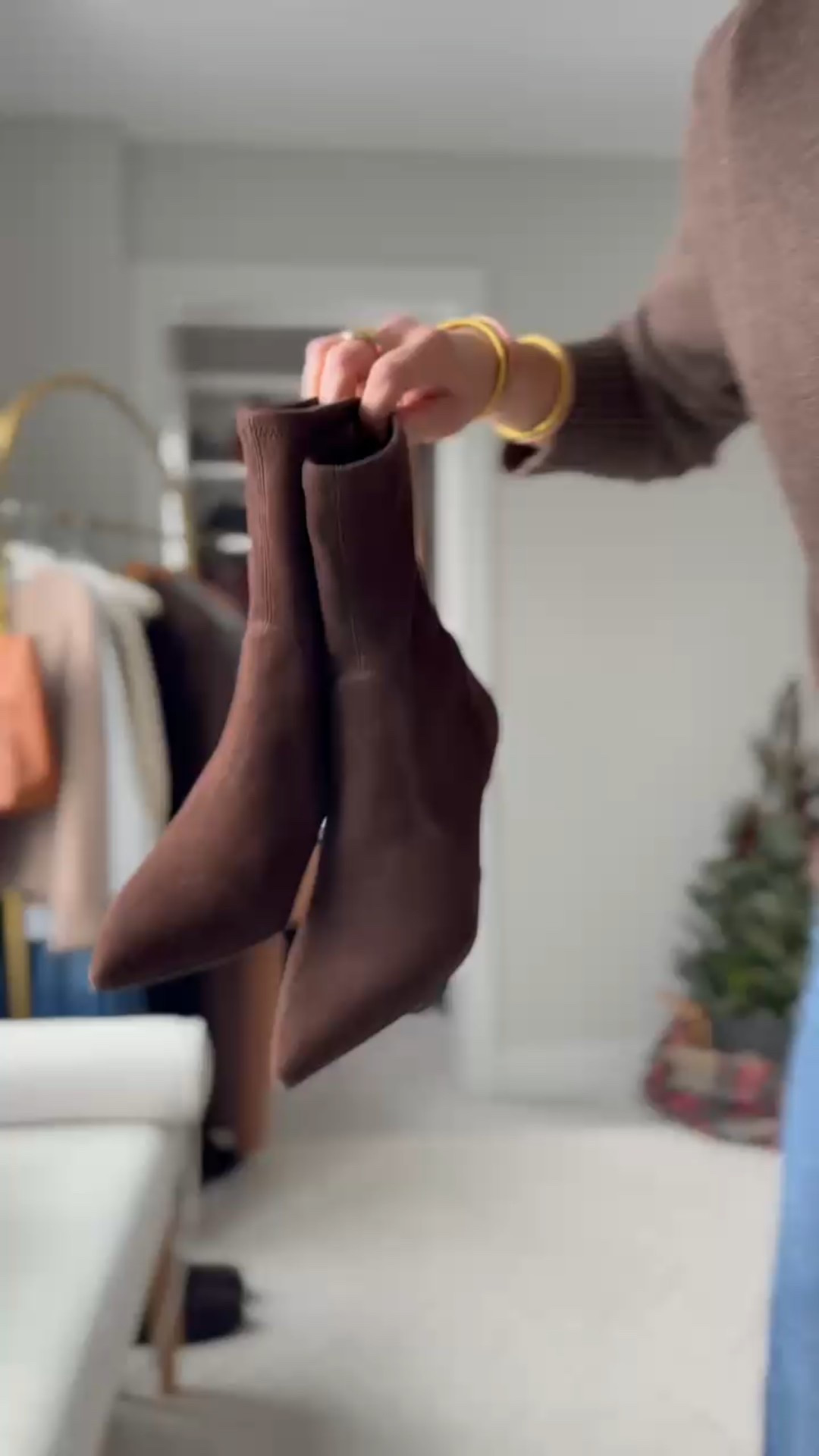 Splurge worthy Stewart Weitzman kitten heel sock boots  
This elegant but wearable boot pairs with all of the jeans this winter season from cropped to full length. These are such a great splurge worthy investment boot to have in your winter wardrobe if you’re looking for a dresser option.


#LTKootd #LTKOver40 #LTKSeasonal