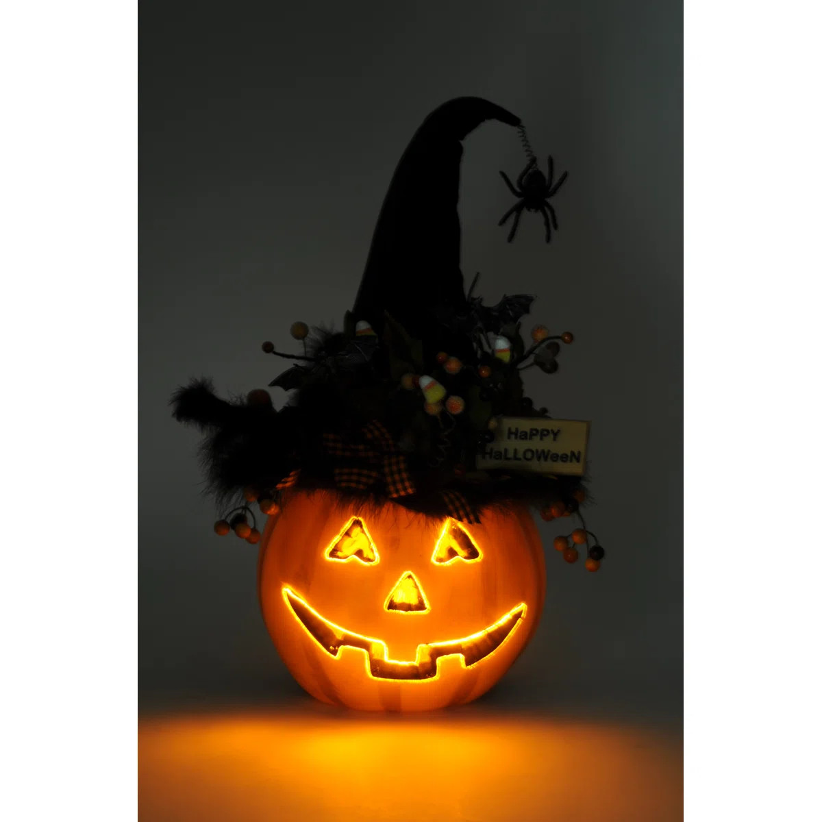 Lighted Fiber Optic Pumpkin | Wayfair North America