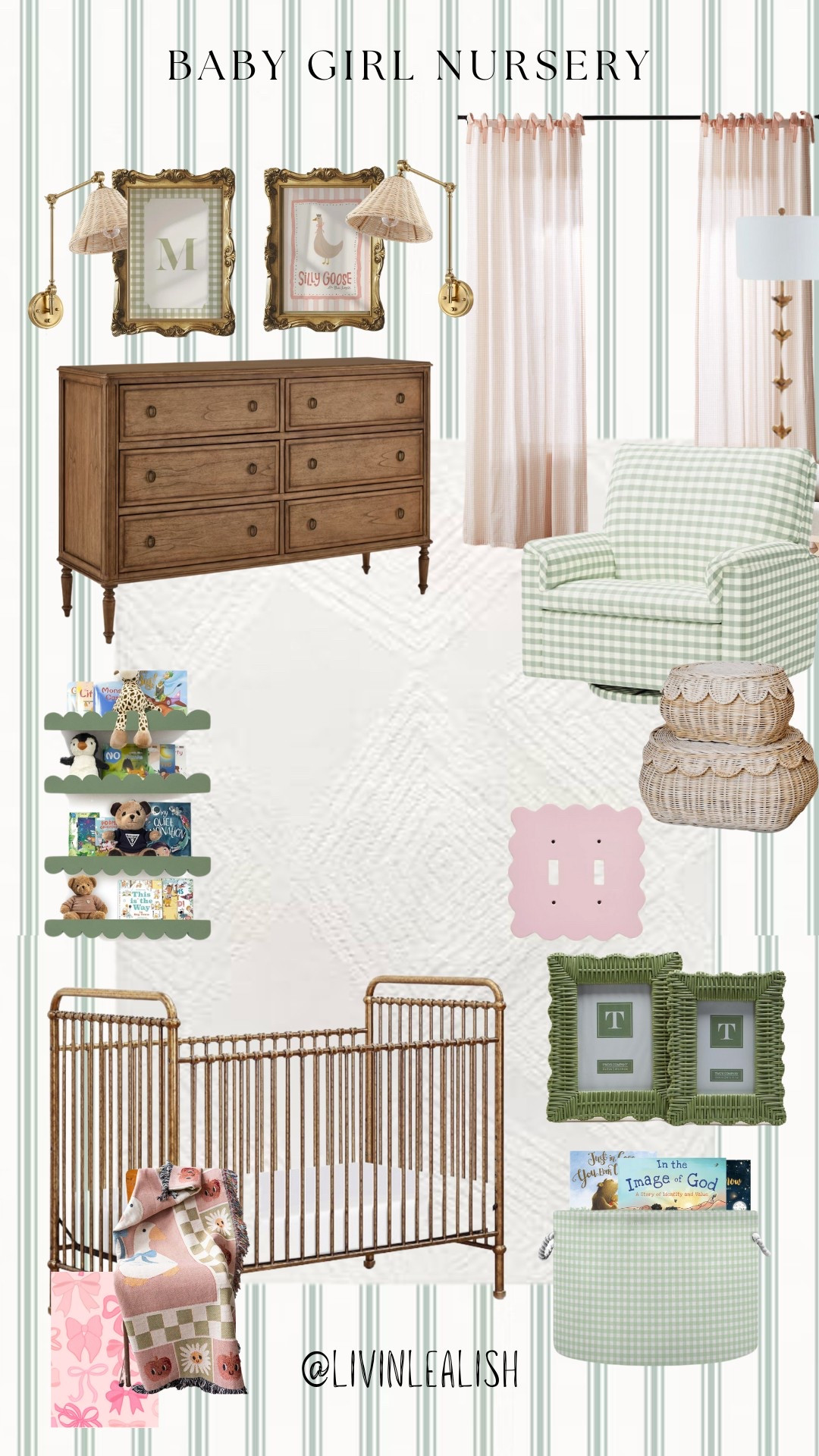 The cutest baby girl nursery & toddler room! 🪿🎀Blanket is from Frankieprintco & dresser is from Magolia Corinne Dresser!
#nursery #babygirlnursery #babyroom #toddlerroom 

#LTKHome #LTKBaby #LTKKids