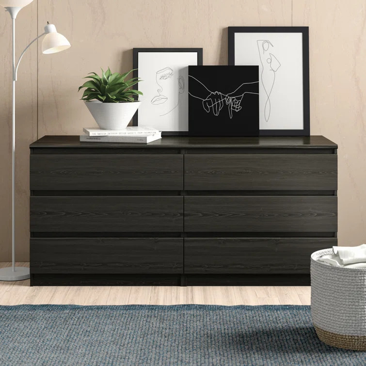 Kepner 6 Drawer 60.5" W Double Dresser | Wayfair Professional