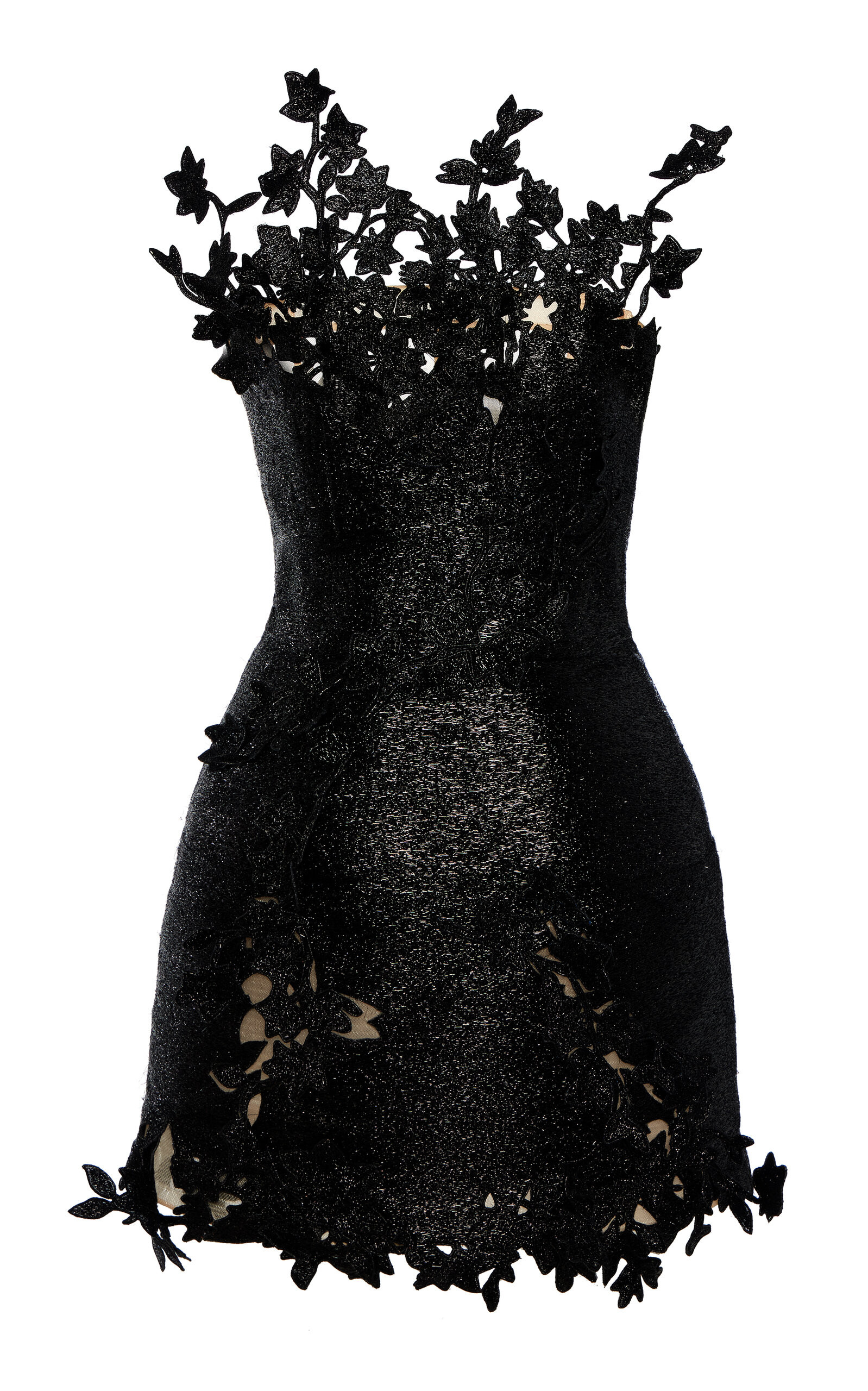 Embroidered Threadwork Mini Dress | Moda Operandi (Global)