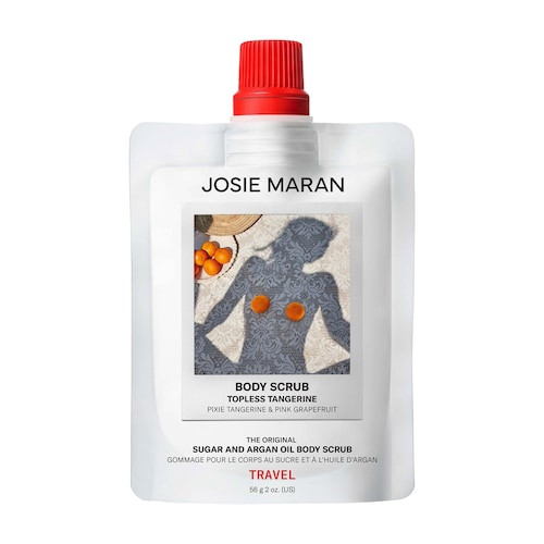 Mini Topless Tangerine - Argan Oil + Sugar Balm Refillable Exfoliating Body Scrub | Sephora (US)
