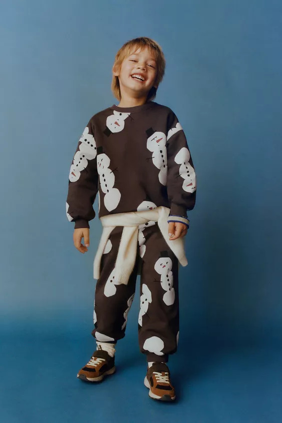 JOGGING-SET MIT SCHNEEMANN-PRINT | Zara DE