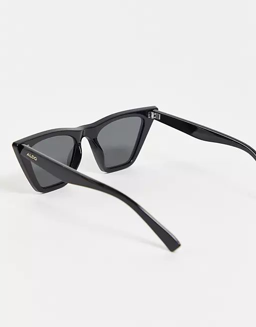 ALDO Hareri angular cat eye sunglasses in black | ASOS (Global)