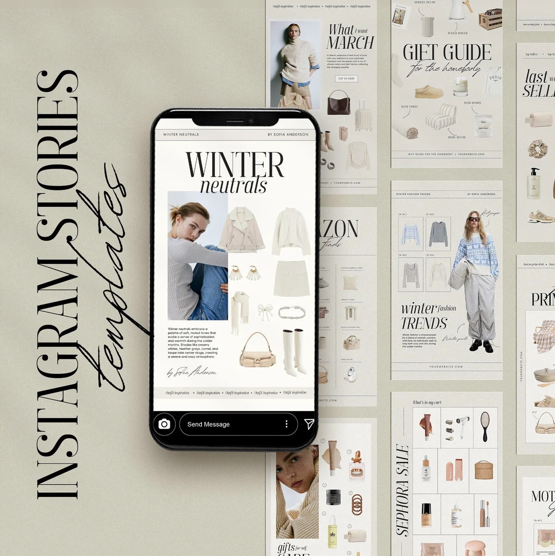 20 Editable Canva LTK Instagram Template, LTK Canva Template, Instagram Canva Template, LTK Fashi... | Etsy (US)